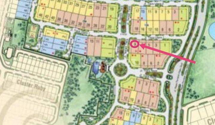 Kavling tanah Cluster Tiara Pondok Hijau Golf Gading Serpong - 598m2 Utara 5