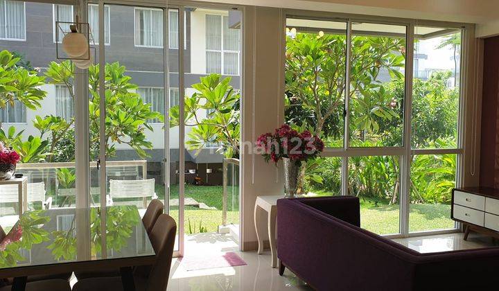 Dijual apartment lantai dasar Rainbow Spring Condovillas Gading Serpong 2BR 1