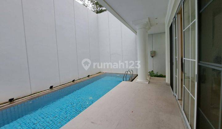 Rumah mewah semi furnish ada private pool di De Park De Maja BSD 1