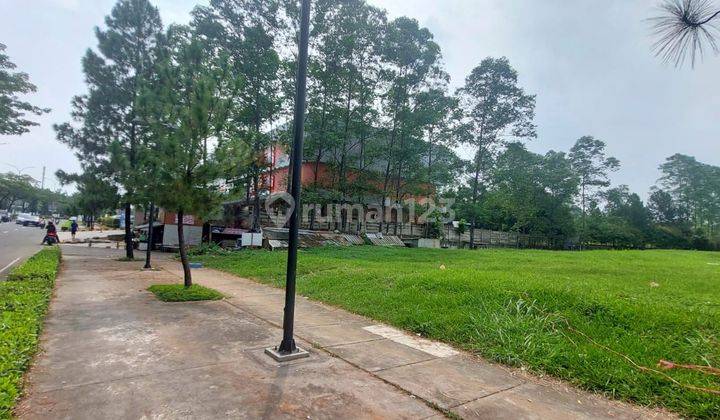 Disewakan kavling komersil De Park BSD - hadap jalan raya  1