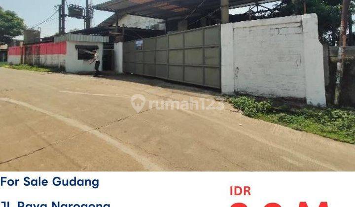 Gudang 3315 m2 HGB Jalan Raya Narogong Cash Only 1