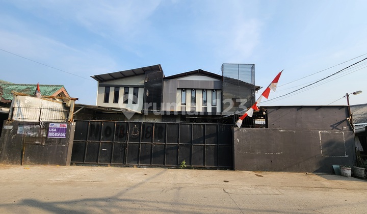 Gudang Dekat Bandara Luas 602m2 Bangunan 1000m2