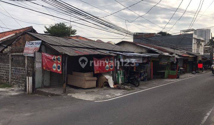 Tanah bonus rumah lama lokasi di jalan utama jl h muhi raya 2