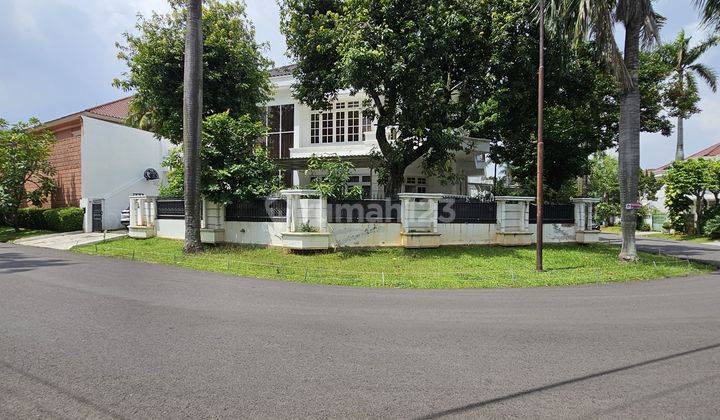 Rumah Mewah Posisi Hook Jln Lebar.siap Huni Di Pondok Indah 2