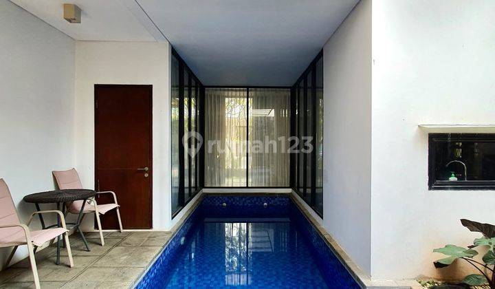 Rumah cantik private pool dalam town house di pejaten 1