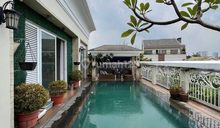 Rumah cantik private pool dalam cluster bintaro jaya sektor 9 1