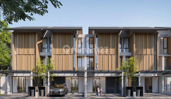 Rumah baru design tropical dalam town house di pondok pinang 2