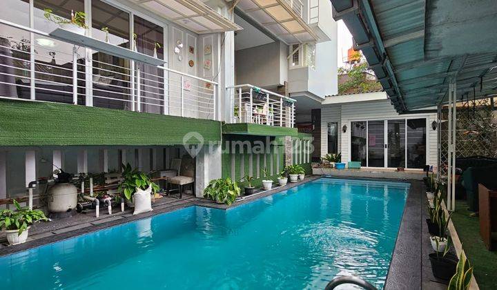 Rumah modern private pool dlm twn hse siap huni dcilandak ragunan 1