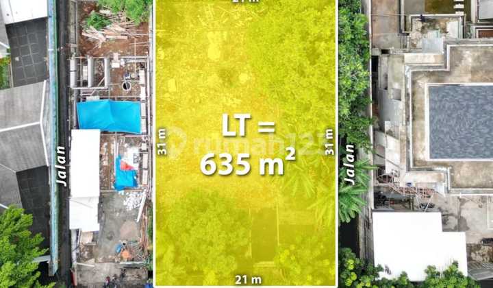 Kavling.siap Bangun Jalan Lebar Dkt.ke Senayan di Kebayoran Baru