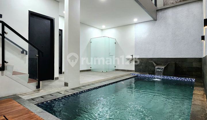 Rumah Baru Design Modern Private Pool Dkt.ke.mrt.di Cilandak