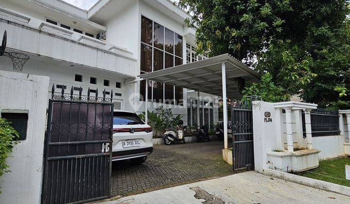 Rumah Mewah Posisi Hook Jln Lebar.siap Huni Di Pondok Indah 1