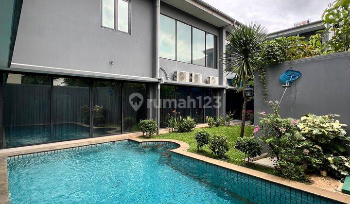 Rumah Mewah Terawat Private Pool Siap Huni Di Kemang Pejaten 1