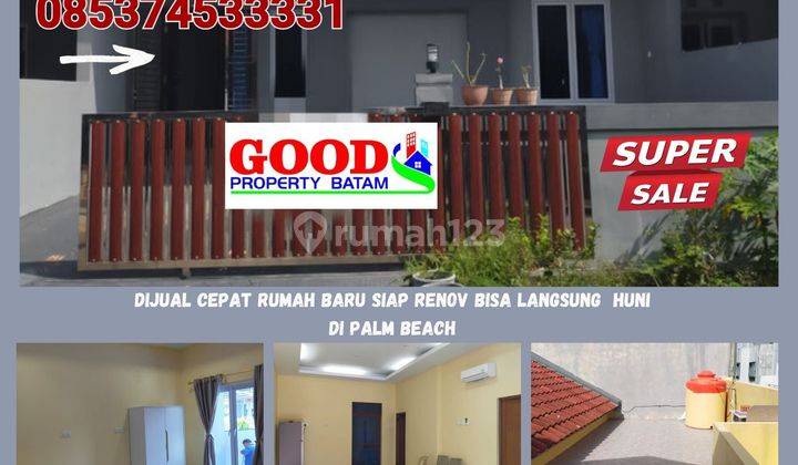 Dijual Rumah 1 lantai 
Baru Siap Reno
di Perumahan Palm beach

Info detail hubungi :
085264888864
085374533331 1