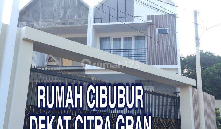 Rumah Baru Di Cibubur Dekat Citra Gran dan Tol Jatikarya 1