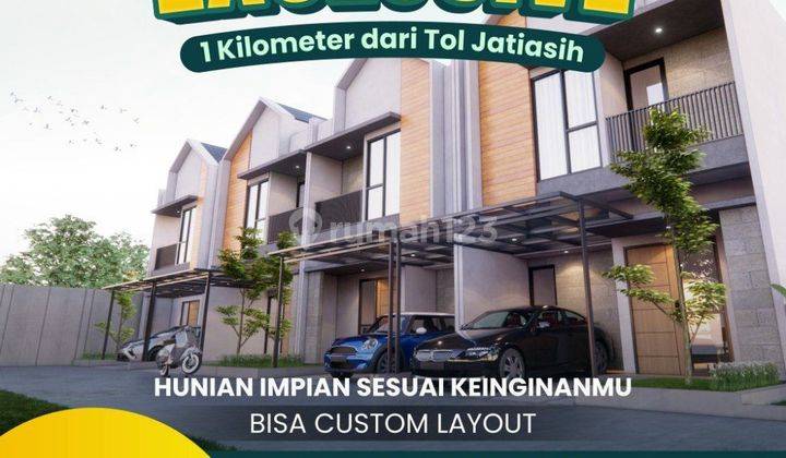 Rumah 2 Lt Di Komsen Jatiasih Bekasi 700 Jutaan 5 Menit Ke Tol 1