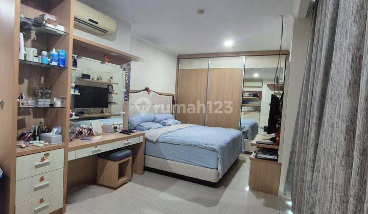 Apartemen Ancol Mansion, 3BR Semi Furnish, Lantai Sedang, Jakarta Utara Hj100724  1