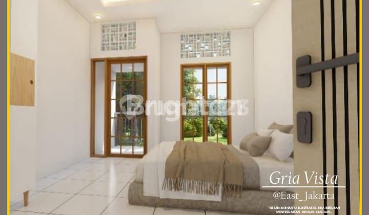 TURUN HARGA LAGI!!! RUMAH BARU & BAGUS 2 LANTAI  DI KOMPLEKS SANDANG DUREN SAWIT JAKARTA TIMUR 2
