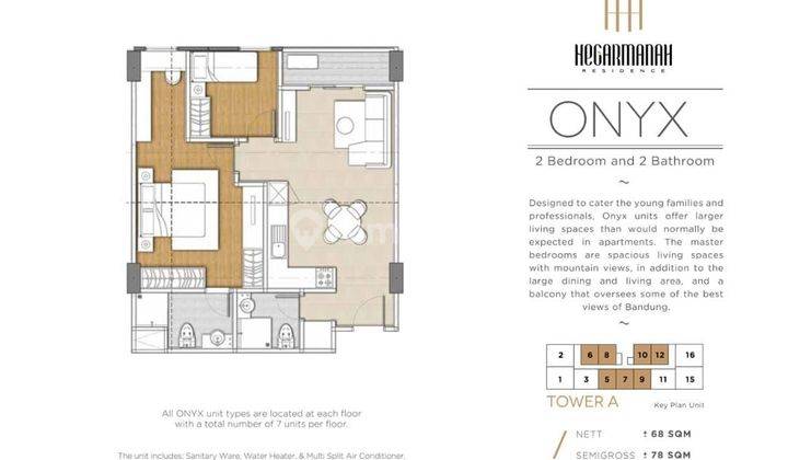 Apartemen Hegarmanah 2 Br View City 2