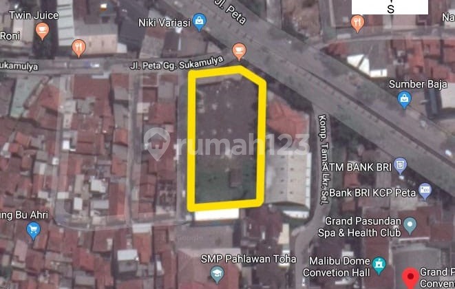 Kavlung tanah  luas tengah kota Bandung 5