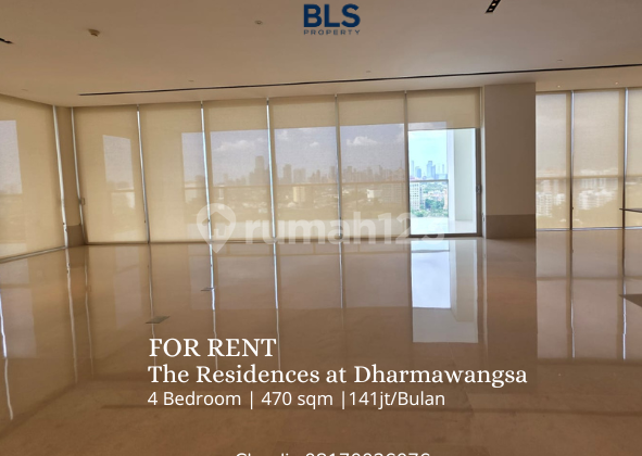 FOR SALE Apartment The Residences at Dharmawangsa 4BR