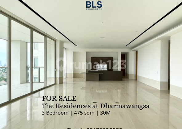FOR SALE Apartment The Residences at Dharmawangsa 3BR 