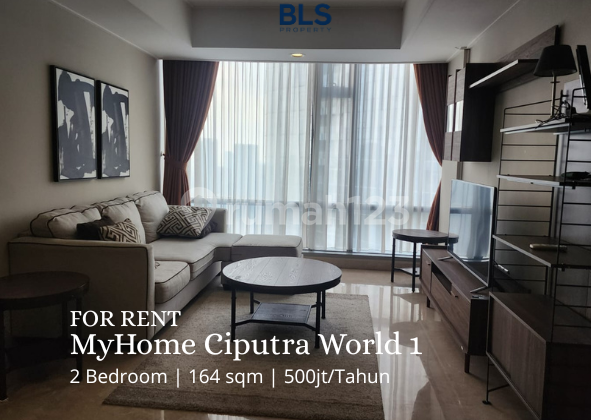 FOR RENT Myhome Ciputra World 1 Apartment 2BR