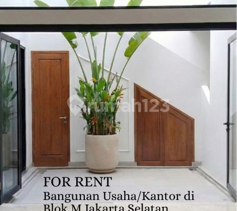 For Rent Business/Office Building in Blok M, South Jakarta