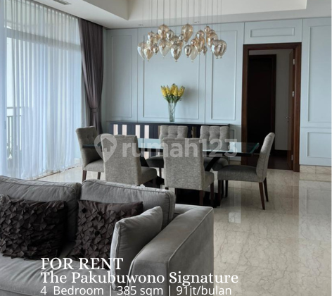  FOR RENT Apartment The Pakubuwono Signature 4BR