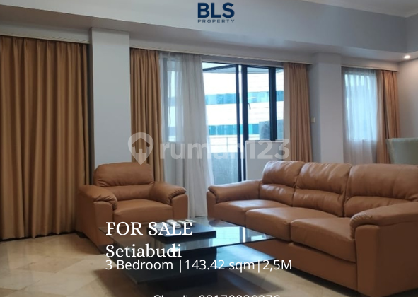 For Sale Apartment Setiabudi 3Br