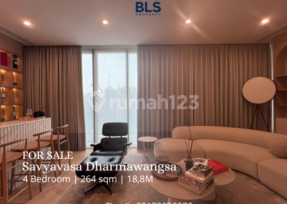 FOR SALE Savyavasa Dharmawangsa Apartment 4 Bedroom