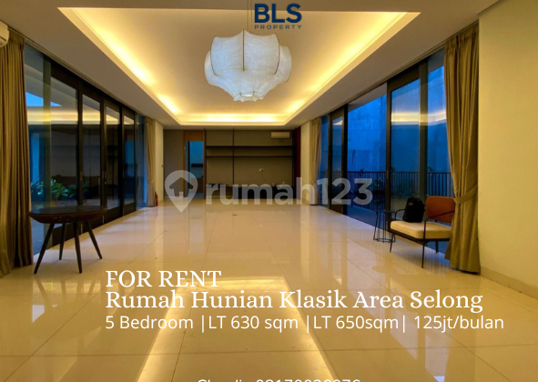 FOR RENT Rumah Hunian Klasik Lokasi Tenang Area Selong FOR RENT Rumah Hunian Klasik Lokasi Tenang Area Selong