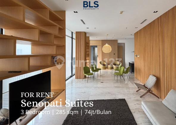 FOR RENT Apartemen Senopati Suites 3BR FOR RENT Apartemen Senopati Suites 3BR