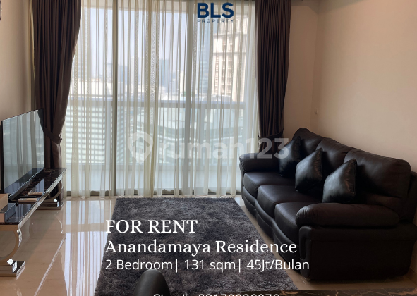For Rent Apartment Anandamaya Residence 2Br 1