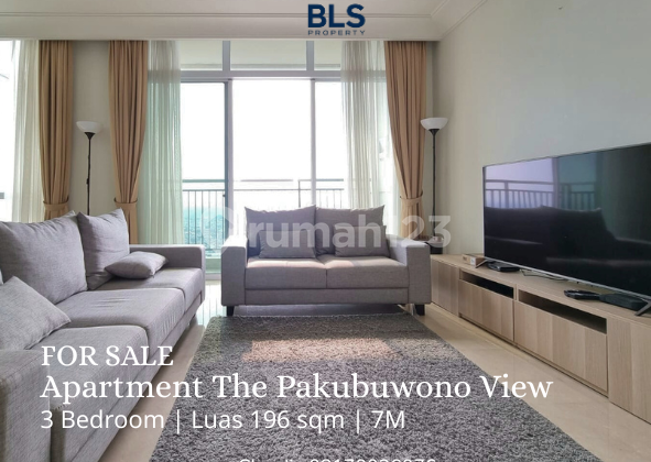 FOR SALE Apartment The Pakubuwono View 3BR