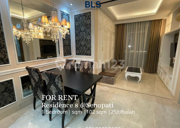 FOR RENT Apartment Residence 8 @Senopati 1BR