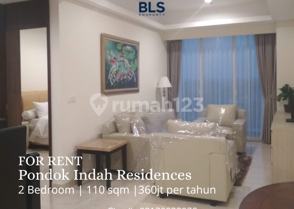 FOR RENT Apartment Pondok Indah Residences 2BR