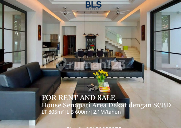 FOR RENT House Senopati Area Dekat dengan SCBD
