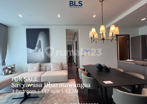 FOR SALE Savyavasa Dharmawangsa Apartment 3BR