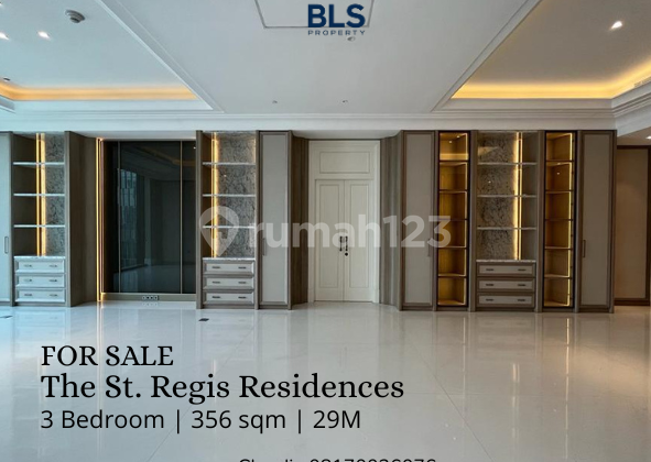 FOR SALE Apartment The St. Regis Residences 3BR