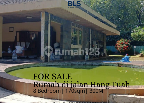 For Sale Rumah di Jalan Hang Tuah