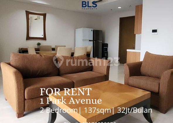 For Rent Apartment 1 Park Avenue 2Bedroom 1