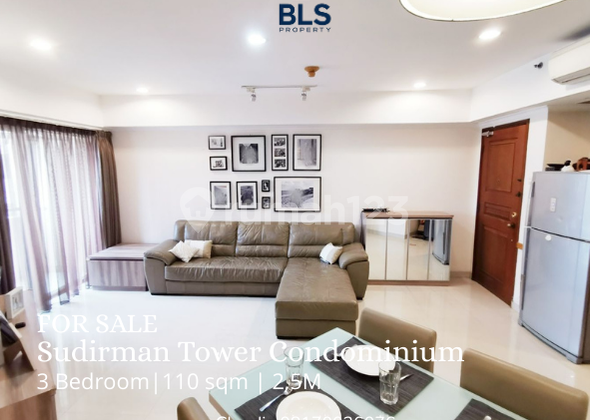 FOR SALE Apartement Sudirman Tower Condominium 3BR