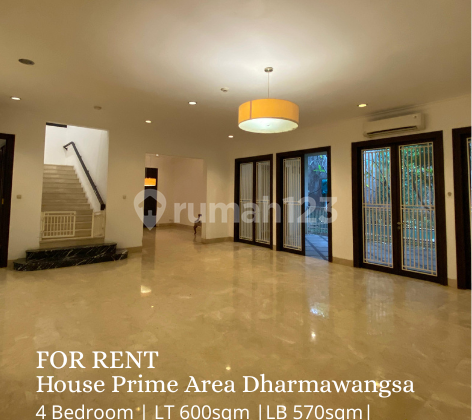 FOR RENT House Prime Area Dharmawangsa FOR RENT House Prime Area Dharmawangsa