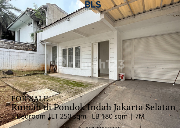 FOR SALE Rumah di Pondok Indah Jakarta Selatan  