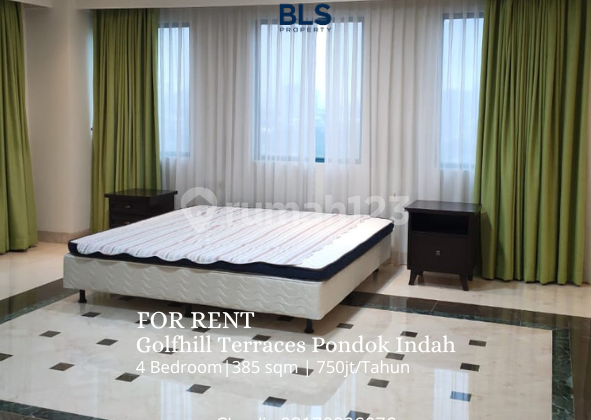 FOR RENT Apartment Golfhill Terraces Pondok Indah 4BR