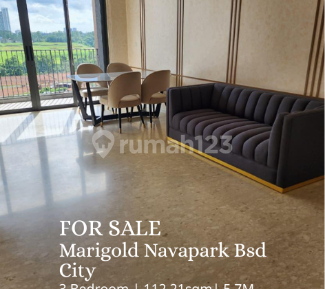For Sale Apartment Marigold Navapark Bsd City 3Br