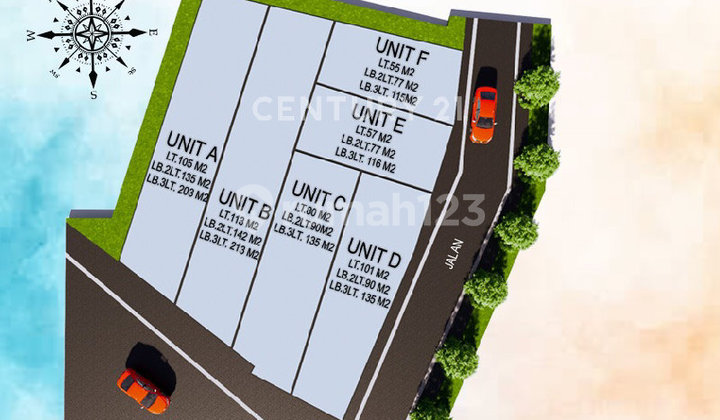 SHM Commercial Zoning Ruko by Main Road in Cempaka Putih 2