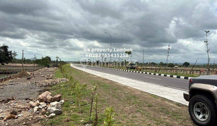 Tanah Pinggir Jalan Raya Bypass Bil Baru Lombok 1