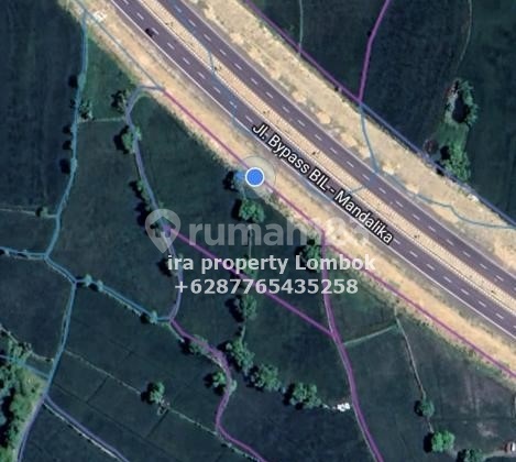Tanah Pinggir Jalan Raya Bypass Bil Baru Lombok 5