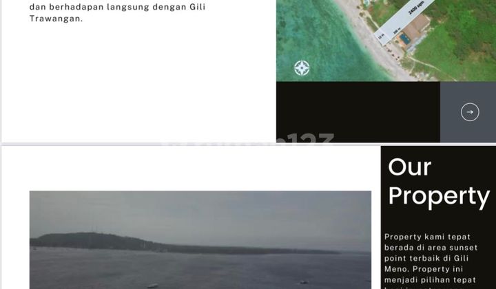 Tanah Loss Pantai di Gili Meno View Sunset Lombok 11